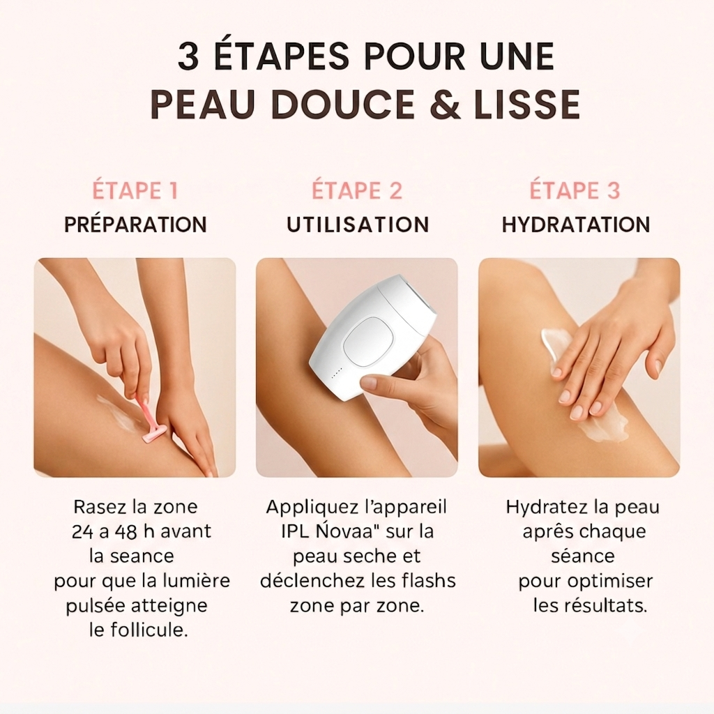 IPL épilation lumière pulsée professionnel - épilateur