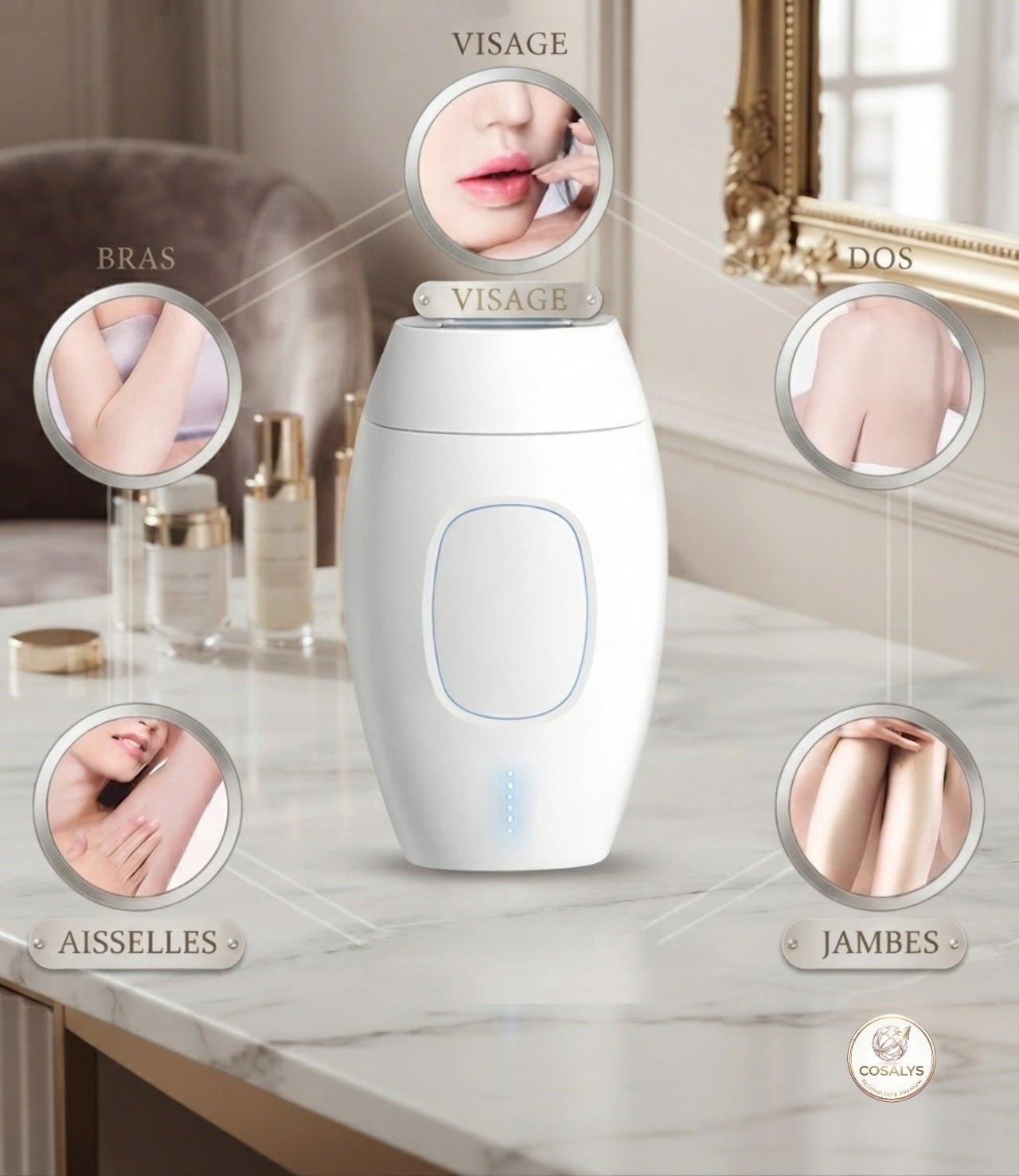 IPL épilation lumière pulsée professionnel - épilateur