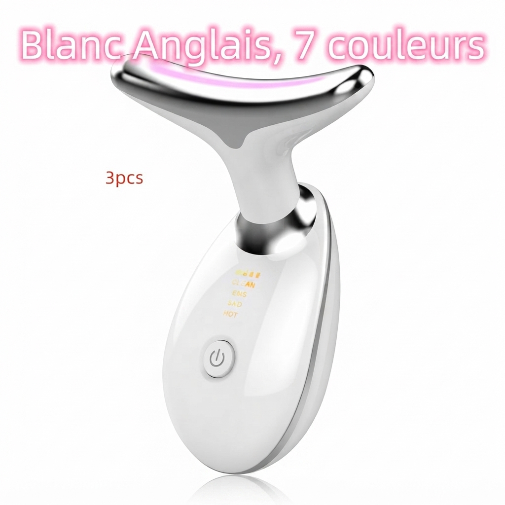 Appareil lifting LED visage anti-âge luminothérapie expert de poche. Sans fil (sac a main)