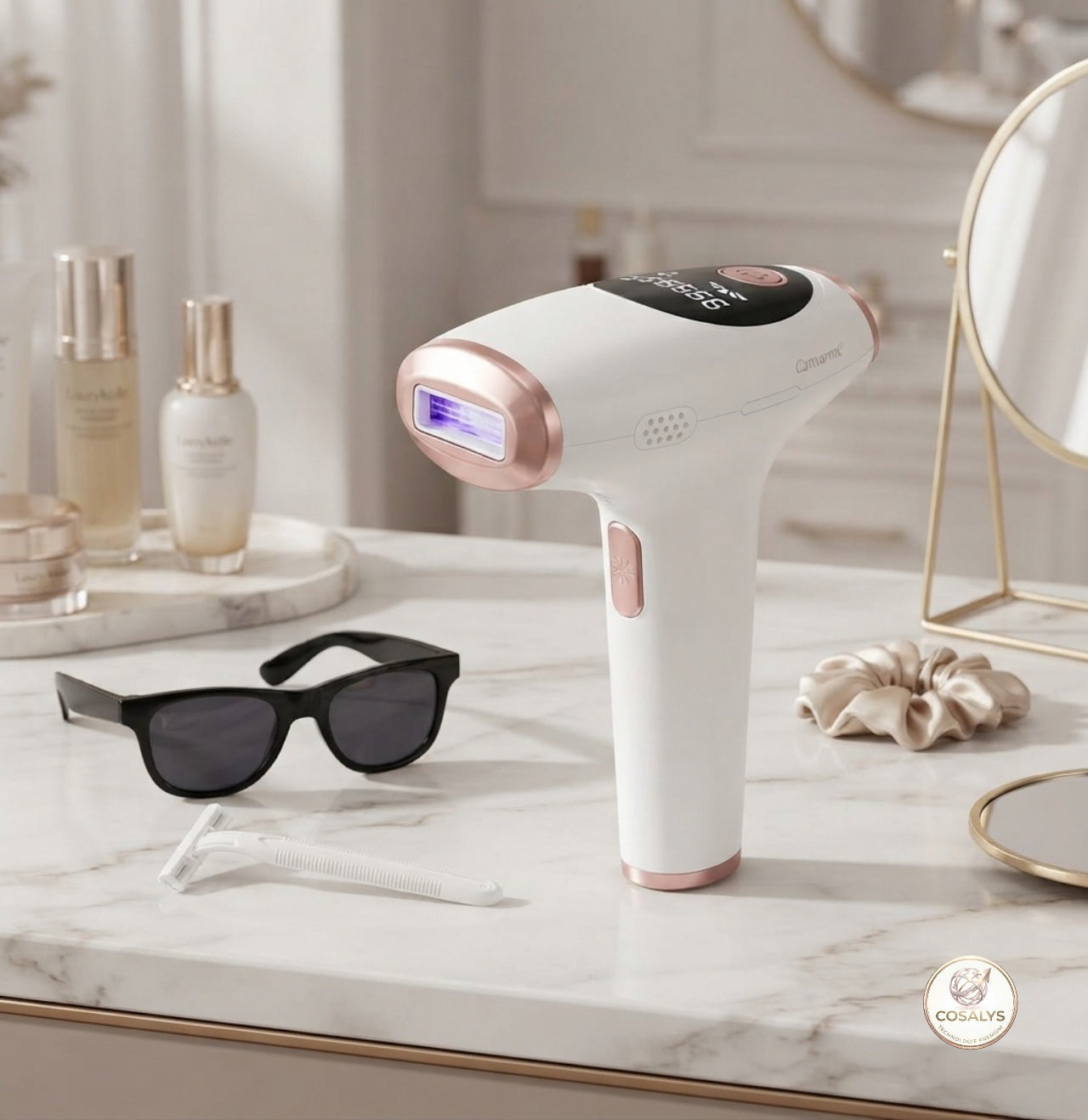 Ėpilateur lumière pulsée IPL - épilation professionnelle