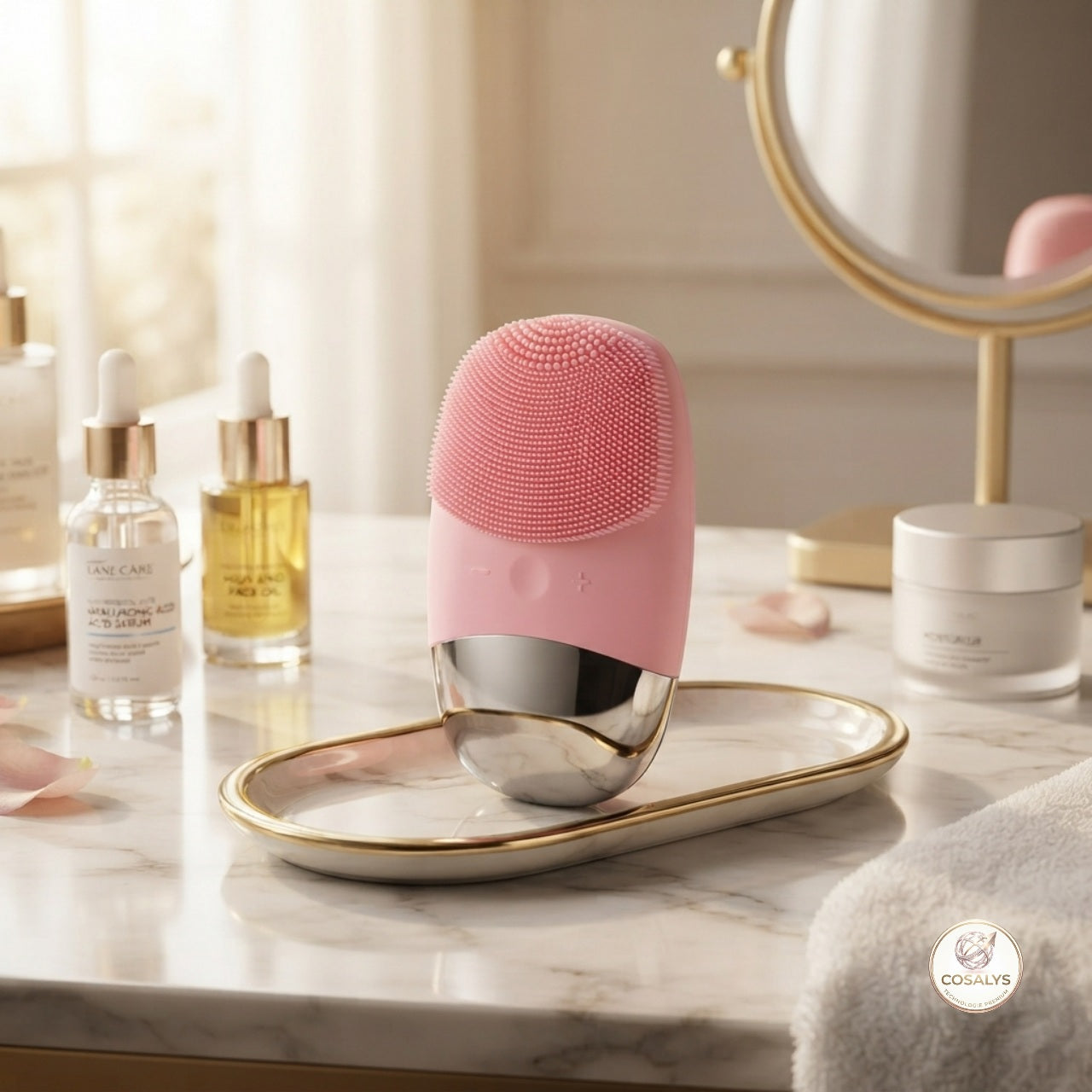 Brosse nettoyante électrique pour le visage en silicone