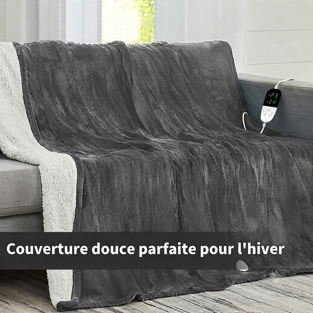 Couverture plaide chauffant/chauffante 130x150/150x180