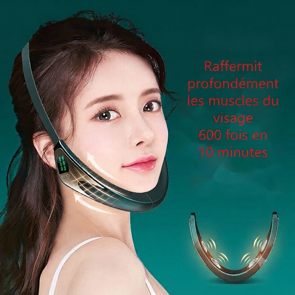 Appareil de lifting visage et d'amincissement a micro courant et anti-age