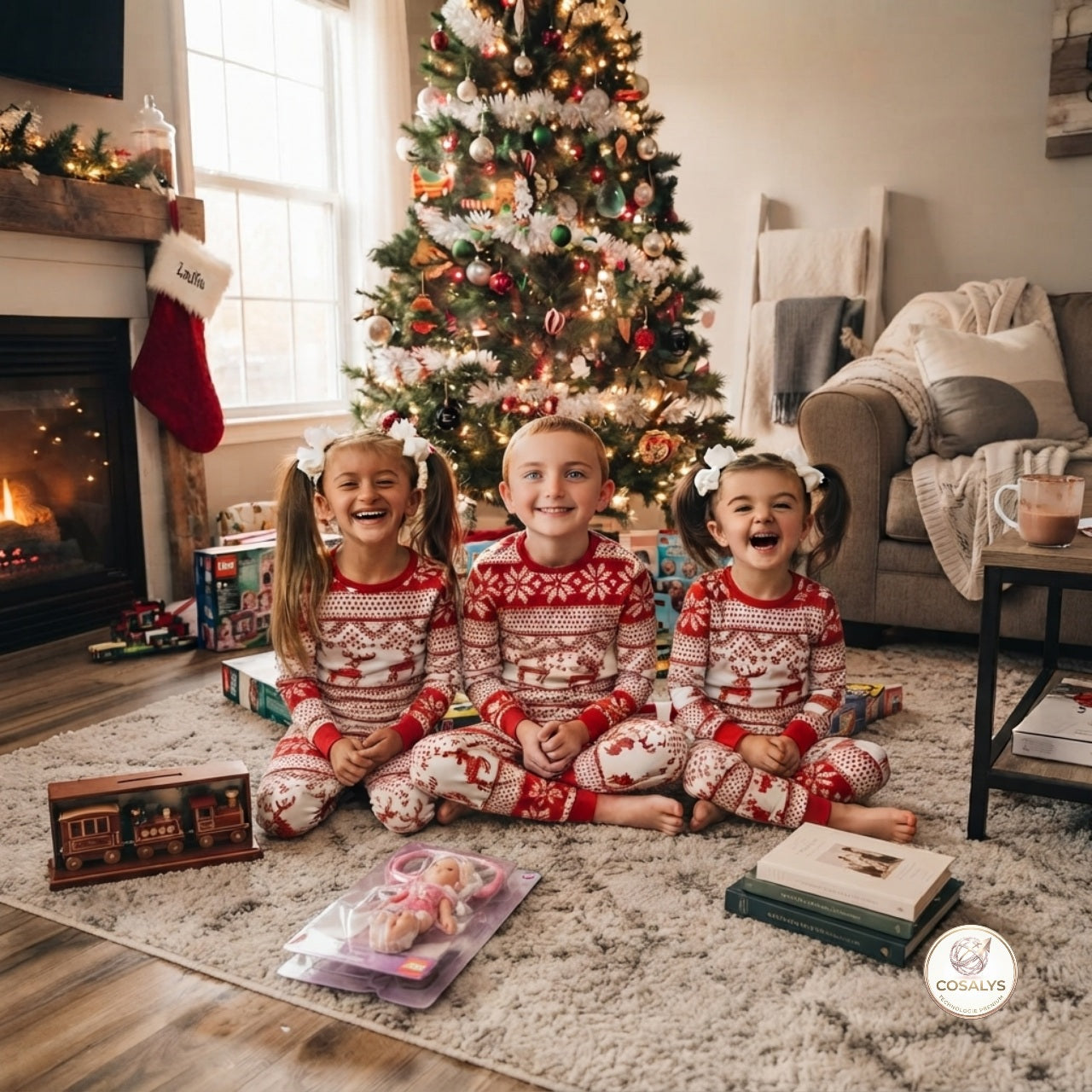 Pyjama de noël famille.