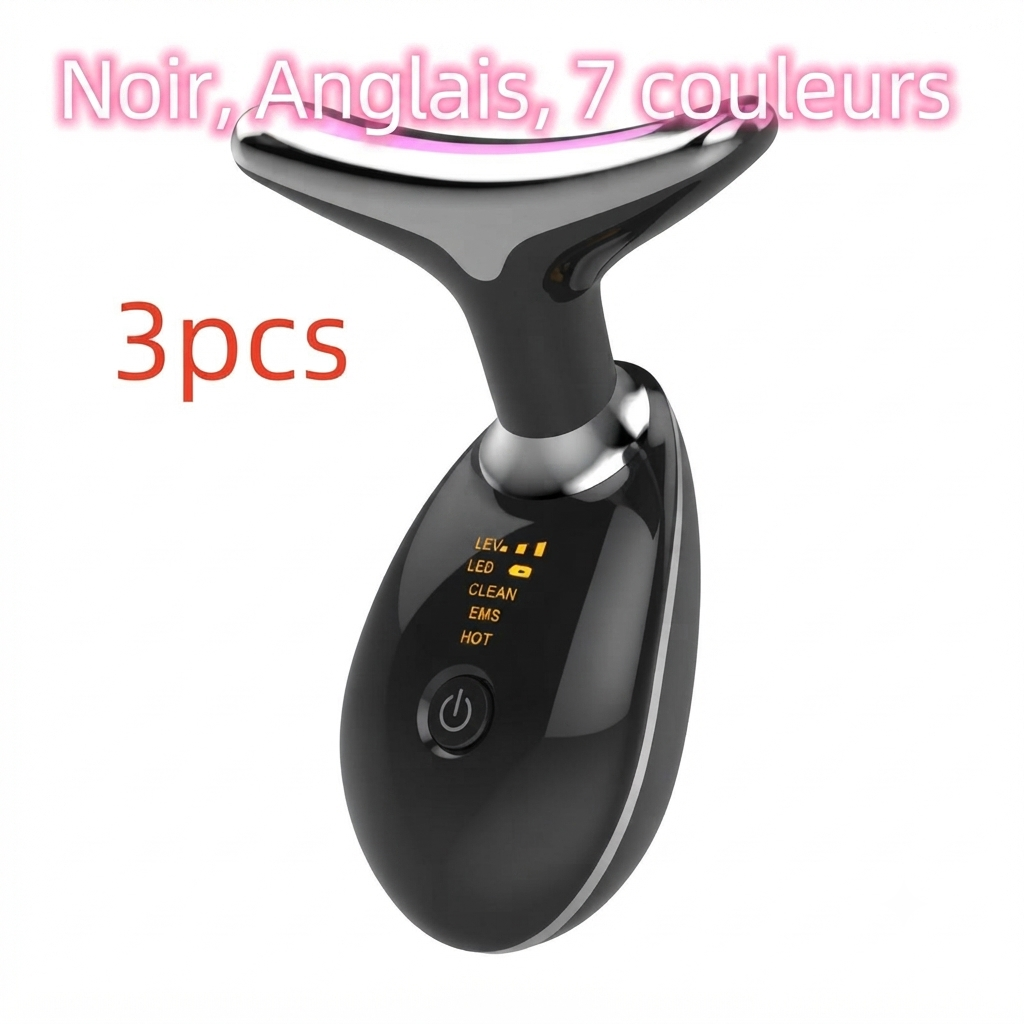 Appareil lifting LED visage anti-âge luminothérapie expert de poche. Sans fil (sac a main)
