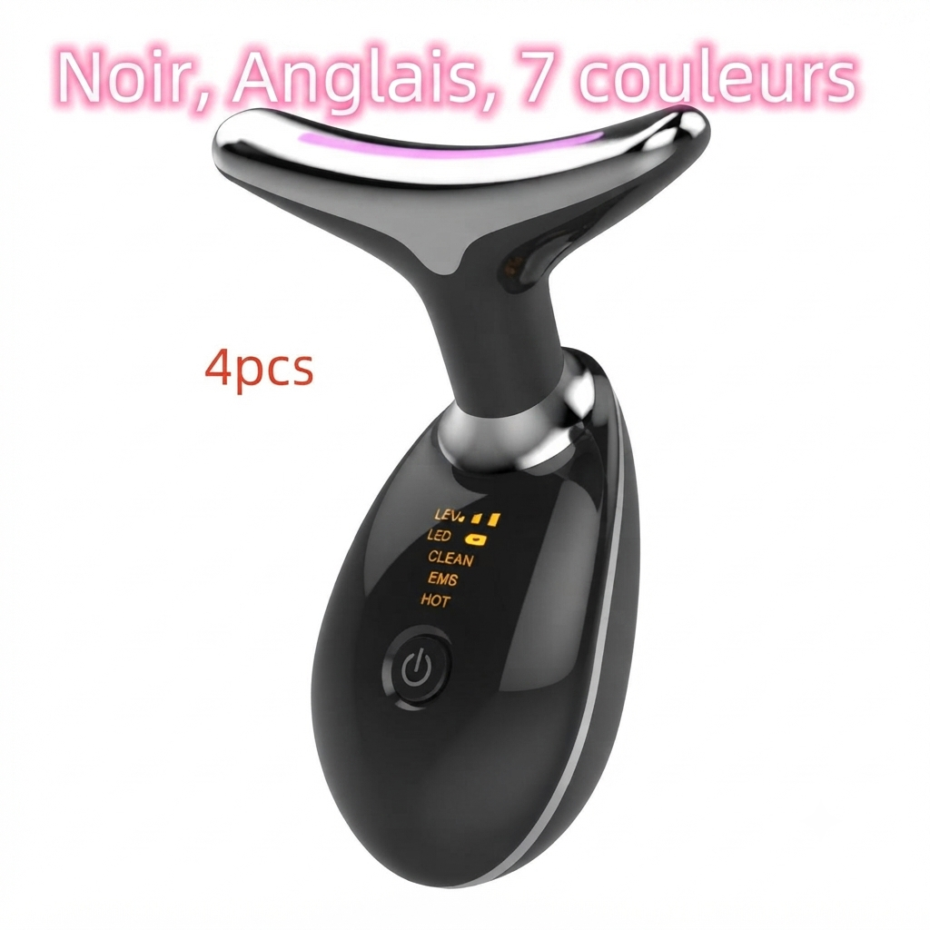 Appareil lifting LED visage anti-âge luminothérapie expert de poche. Sans fil (sac a main)